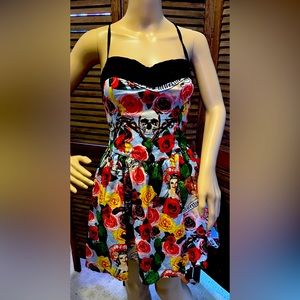 Hell Bunny vintage pin up style dress